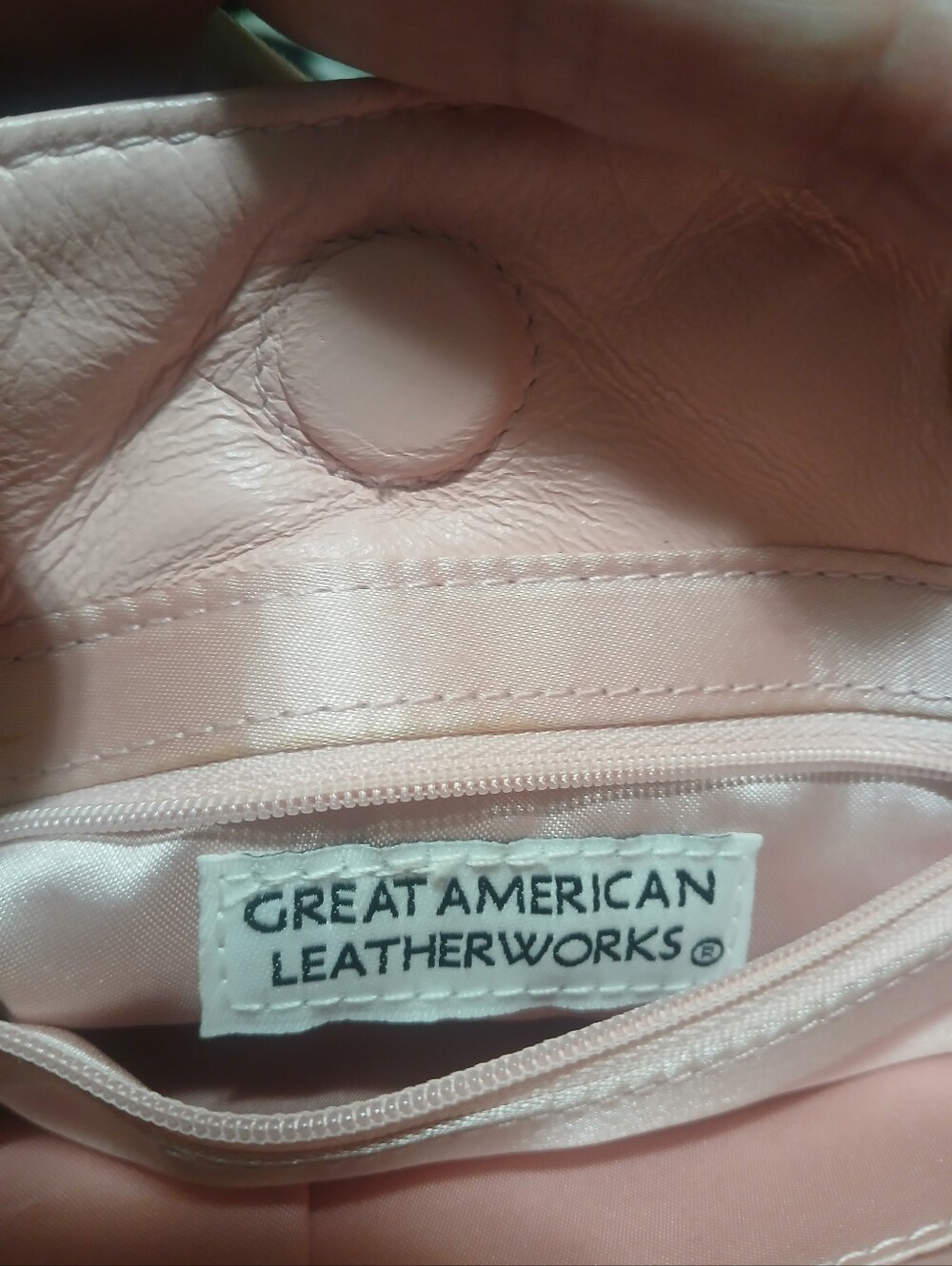 EUC Quilted Pink Leather Bucket Satchel - Picture 7 of 7